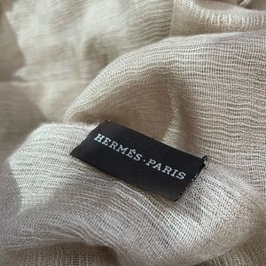 Hermes silk cashmere scarf
